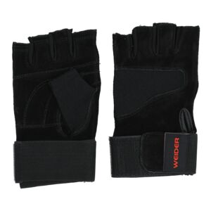 Weider Professional Wrist Wrap Training Gloves Black Small/Medium Weider Professional Wrist Wrap Training Gloves Black Small/Medium
